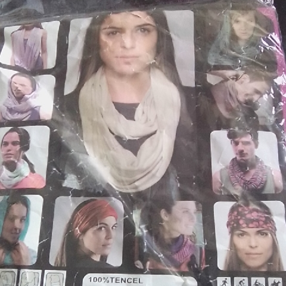 Versatile Dark Pink Scarf